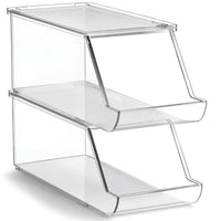 Open-Front Pantry Snack Bins, Stackable