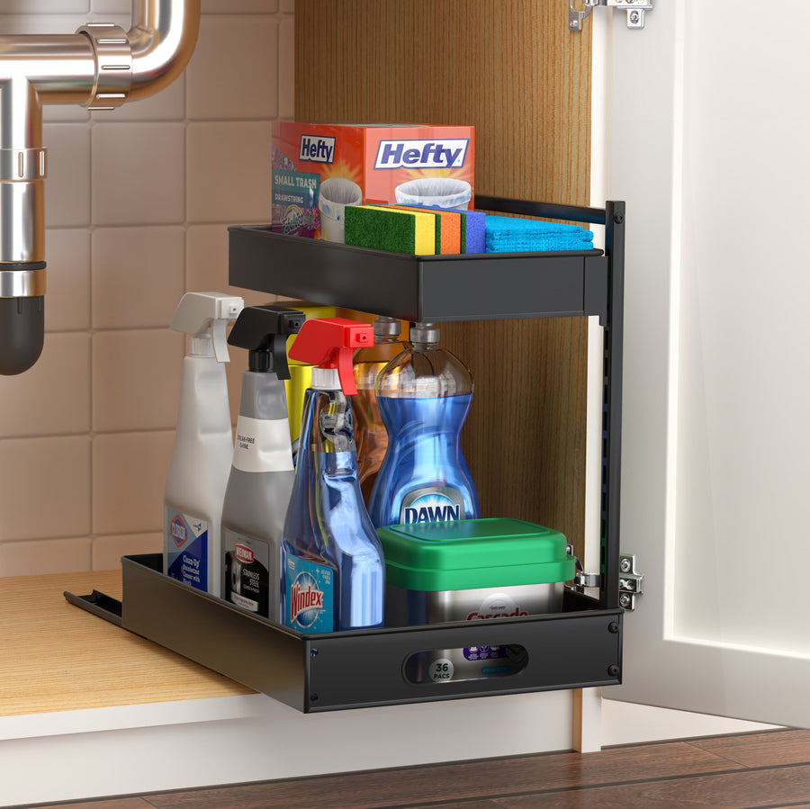 2-Tier Pull-Out Under-Sink Organizer