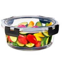 Airtight Glass Food Prep Container, Single
