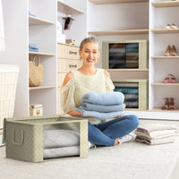Large Foldable Storage Bags with Clear Window