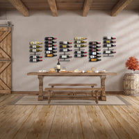 Wall-Mounted Wine Bottle Rack