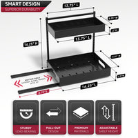 2-Tier Pull-Out Under-Sink Organizer