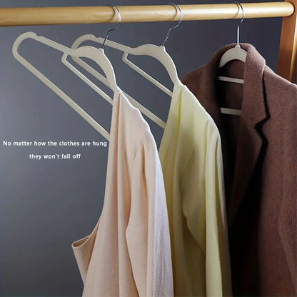 Non-Slip Velvet Hangers – Slim Space-Saving Closet Set (Pack of 10)