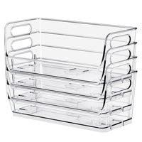 Open-Front Stackable Storage Bins