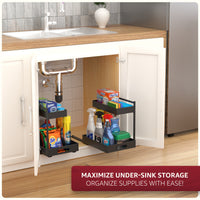 2-Tier Pull-Out Under-Sink Organizer