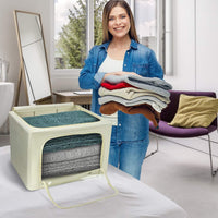 Jumbo Storage Bin with Metal Frame