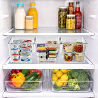 Large Clear Storage Bins with Handles