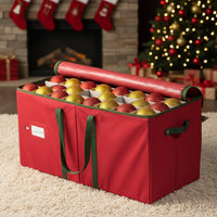 Christmas Ornament Storage Box with Dividers