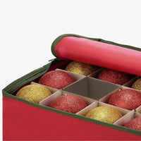 Christmas Ornament Storage Box with Dividers