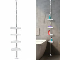 Adjustable Tension Pole Corner Shower Shelf