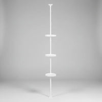 Adjustable Tension Pole Corner Shower Shelf