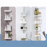 Adjustable Tension Pole Corner Shower Shelf