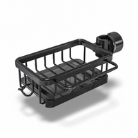 Aluminum Kitchen Sink Organizer Basket with Fast Drain