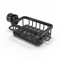 Aluminum Kitchen Sink Organizer Basket with Fast Drain