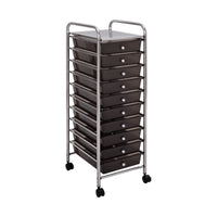 10-Drawer Rolling Organizer Cart