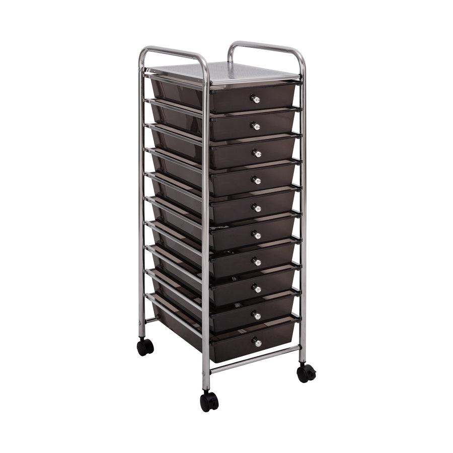 10-Drawer Rolling Organizer Cart