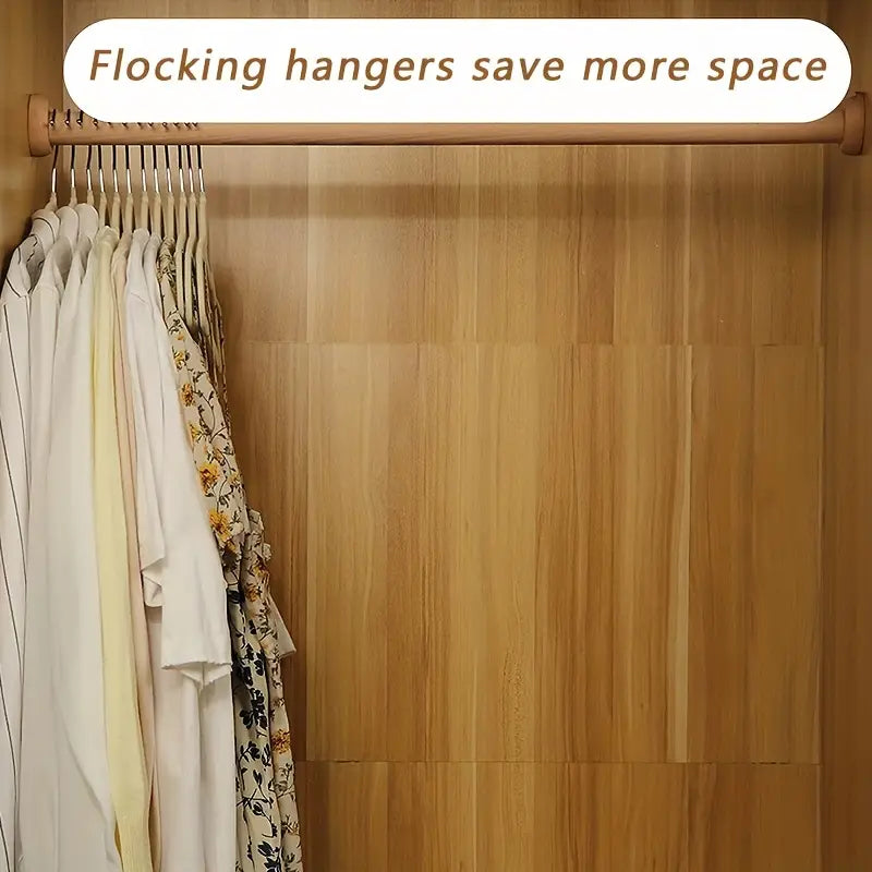 Non-Slip Velvet Hangers – Slim Space-Saving Closet Set (Pack of 10)