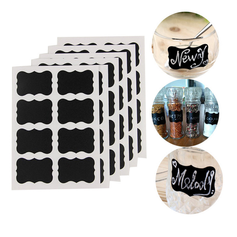Reusable Blackboard Label Stickers – Closet &amp; Storage Organization Set