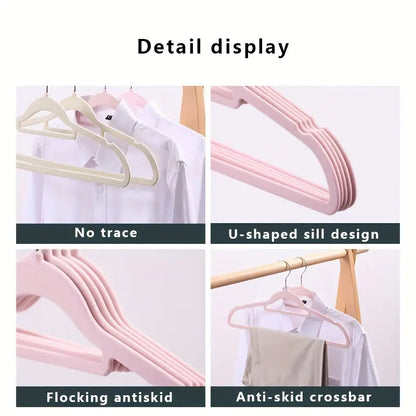 Non-Slip Velvet Hangers – Slim Space-Saving Closet Set (Pack of 10)