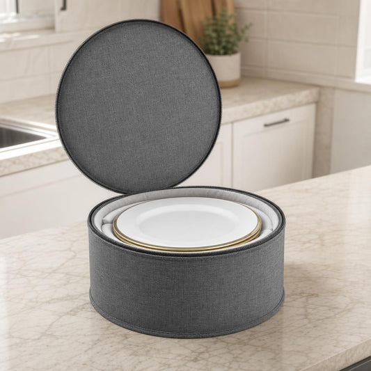 Salad plate storage container