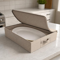 Platter plate storage container