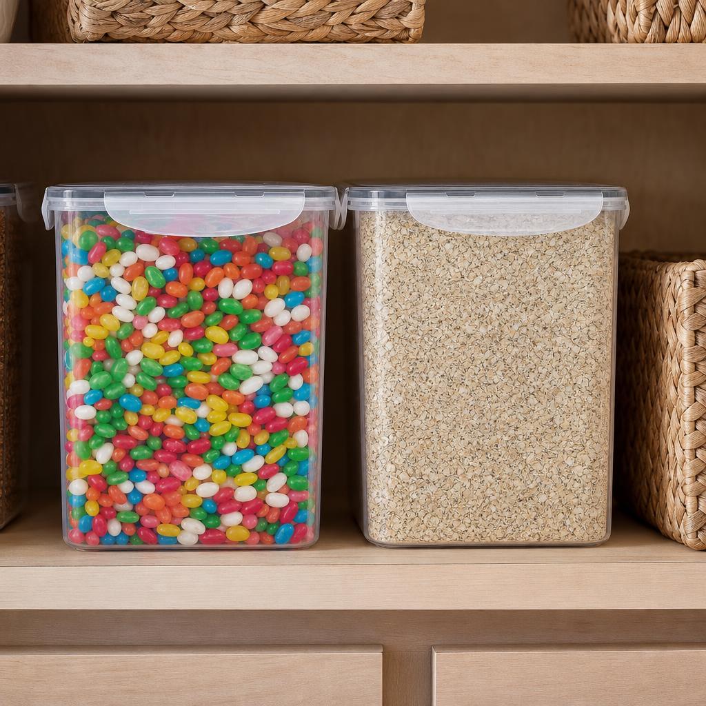 Large food storage airtight containers, 2-pack