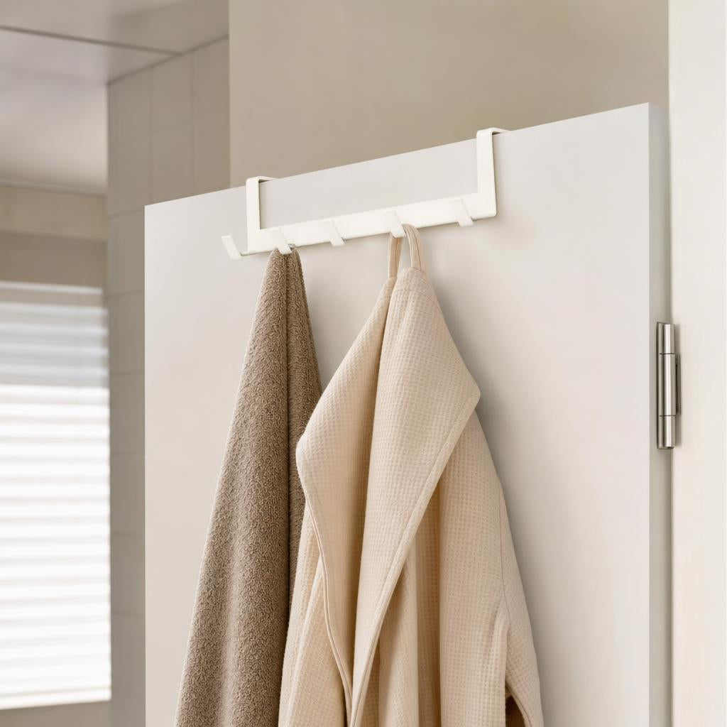 Over-the-door hook hanger, steel