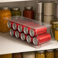 Can organizer with lid, holds 12