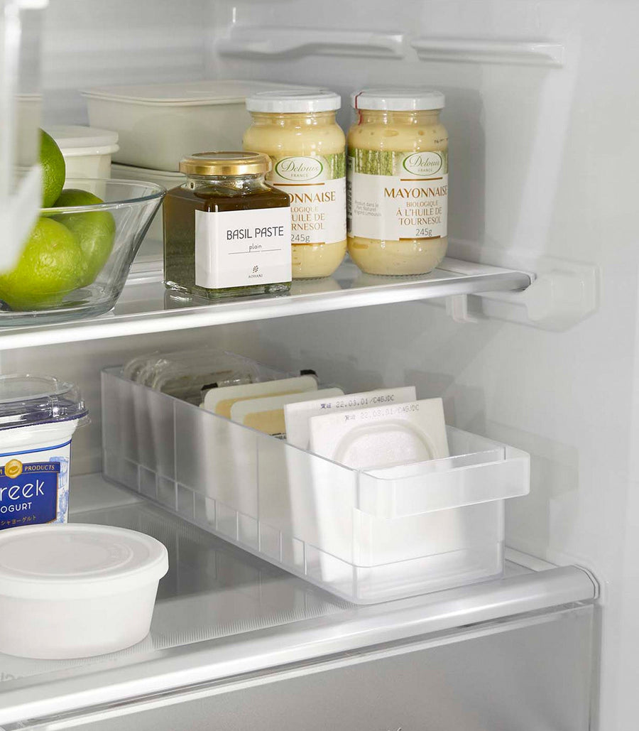 Refrigerator Organizer Bin with Handle