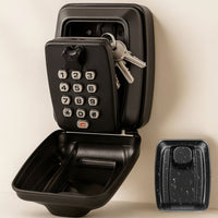 Wall-Mounted Outdoor Key Lock Box with Combination