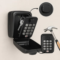 Wall-Mounted Outdoor Key Lock Box with Combination
