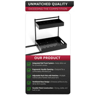 2-Tier Pull-Out Under-Sink Organizer