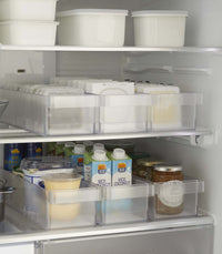 Refrigerator Organizer Bin with Handle
